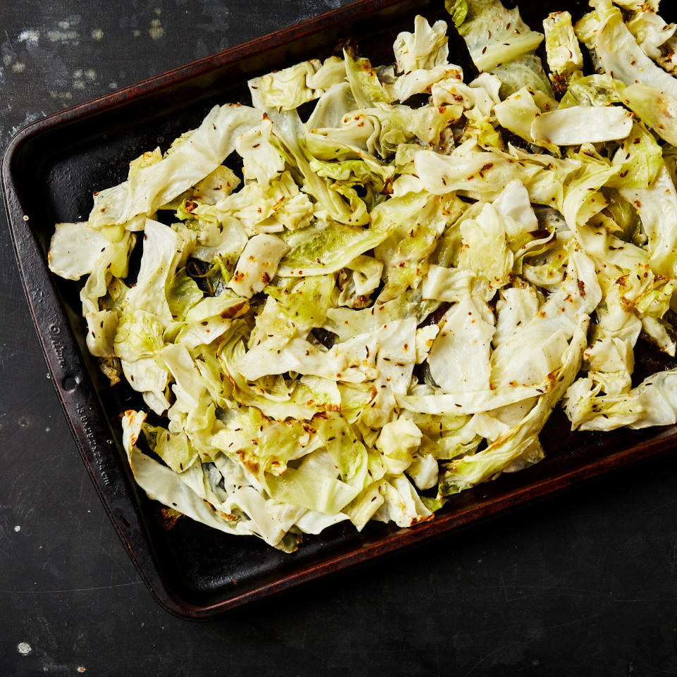 Honey-Mustard Roasted Cabbage