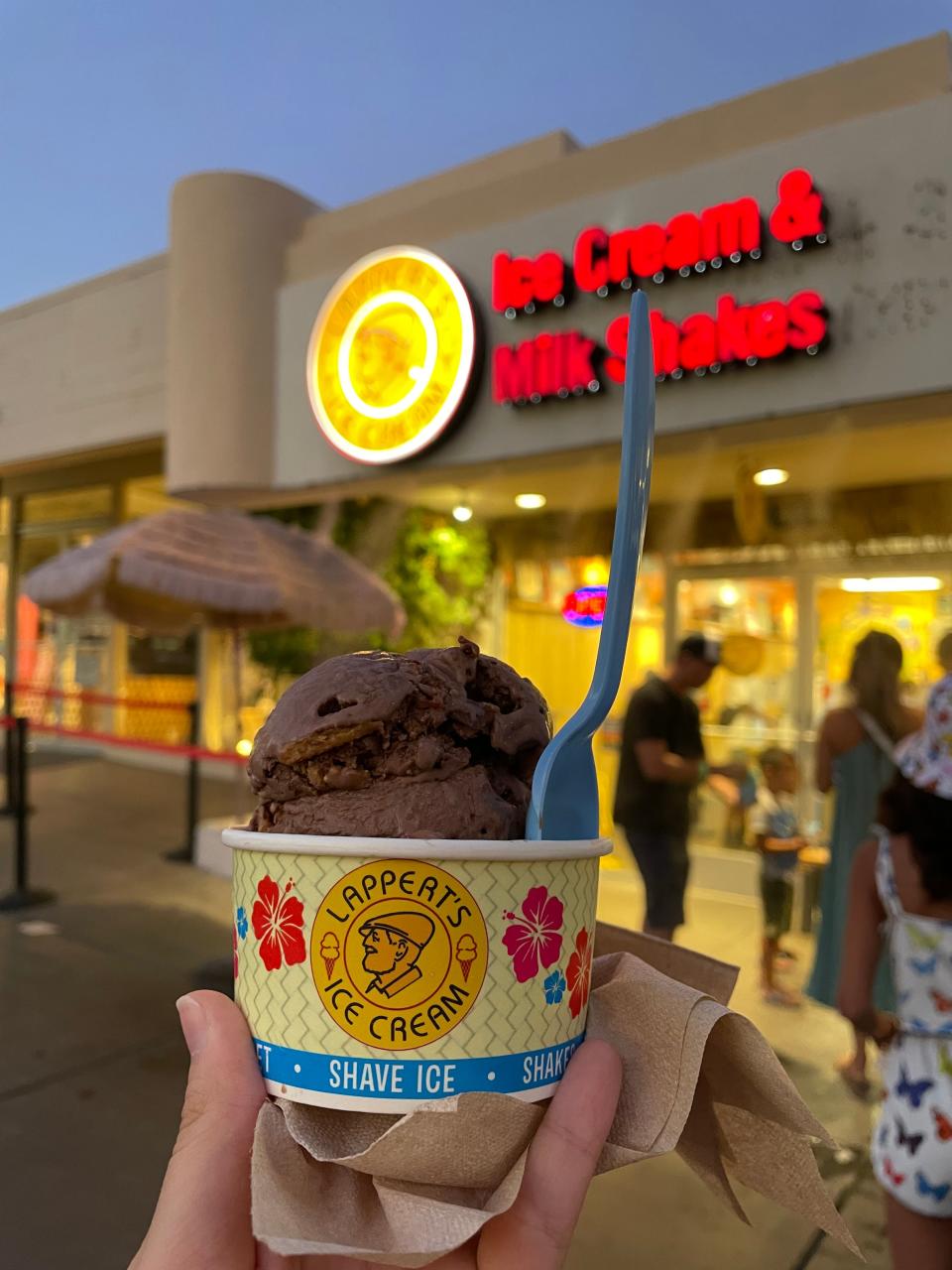 Hawaiian influences are aplenty when you step inside Lappert's Super Premium Ice Cream shops.