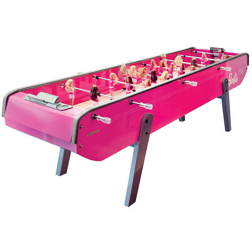 Barbie dream foosball table