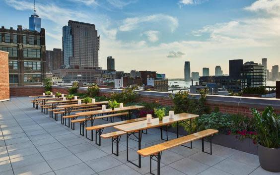 Take in the city views from the rooftop bar at Arlo Soho (Arlo)