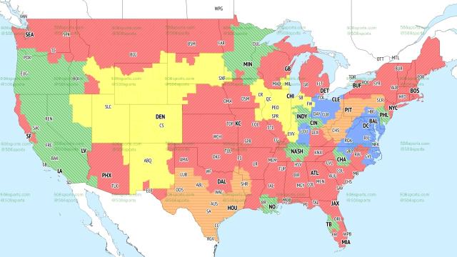 Coverage Map released for Panthers vs. Ravens