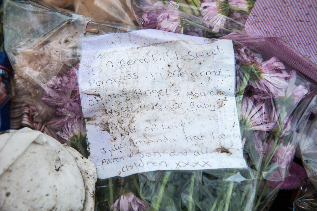 The baby's body was found in woodland in Greater Manchester (Picture: Caters)