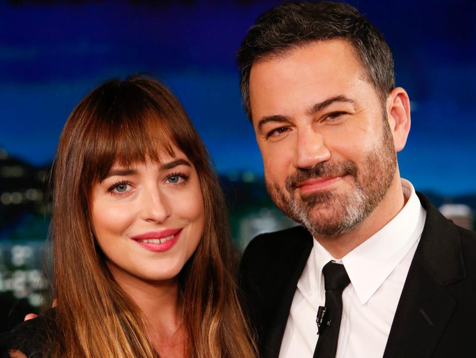 dakota johnson and jimmy kimmel