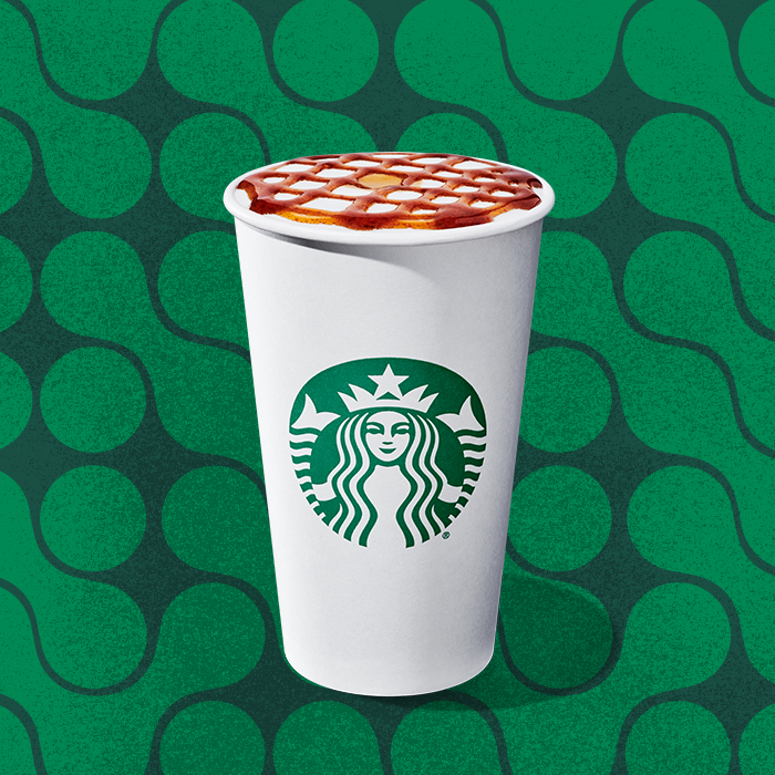 Apple Crisp Oat Macchiato. Image courtesy of Starbucks.