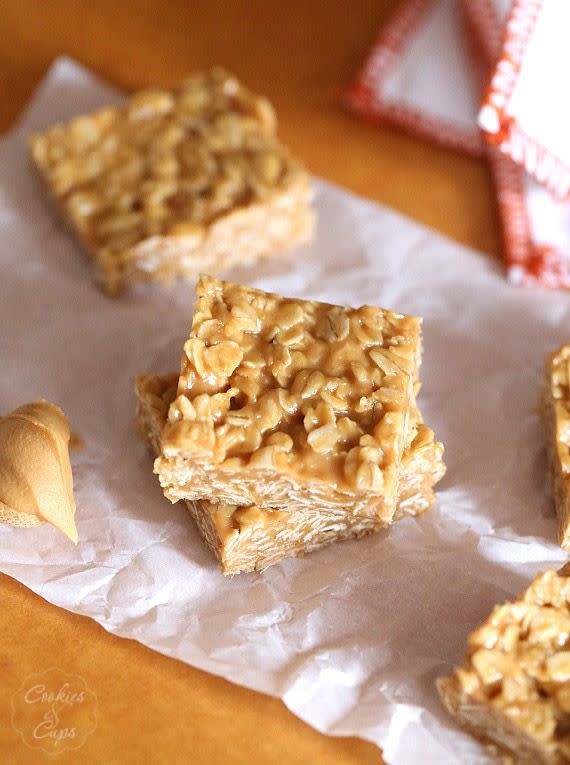 Peanut Butter Oat Squares