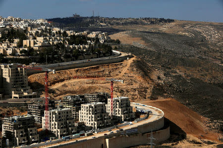 FILE PHOTO: A general view shows the Israeli settlement of Ramot in an area of the occupied West Bank that Israel annexed to Jerusalem January 22, 2017. REUTERS/Ronen Zvulun/File photo