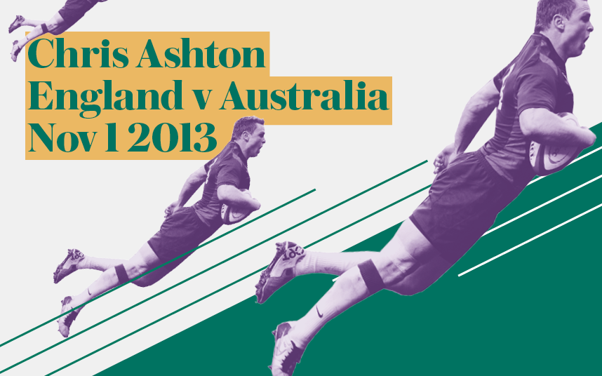 Chris Ashton's 'Ash Splash' against Australia