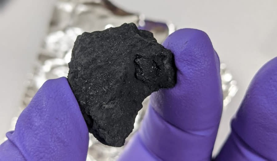 Somebody in England found an extremely rare meteorite from the early solar system in their driveway.