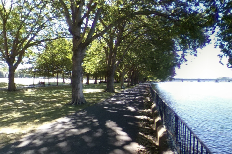 Wandsworth Park, near where the assault took place: Google Maps