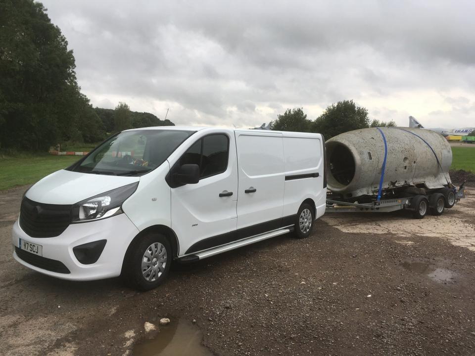 VC10 jet engine trailer - Steve Jones