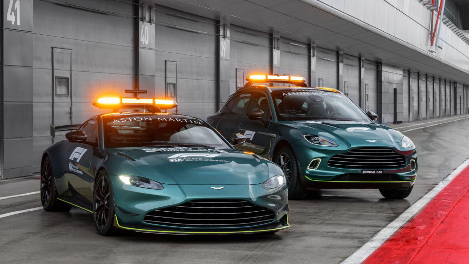 F1 新看點！Aston Martin Vantage、DBX 擔任安全車、醫療車
