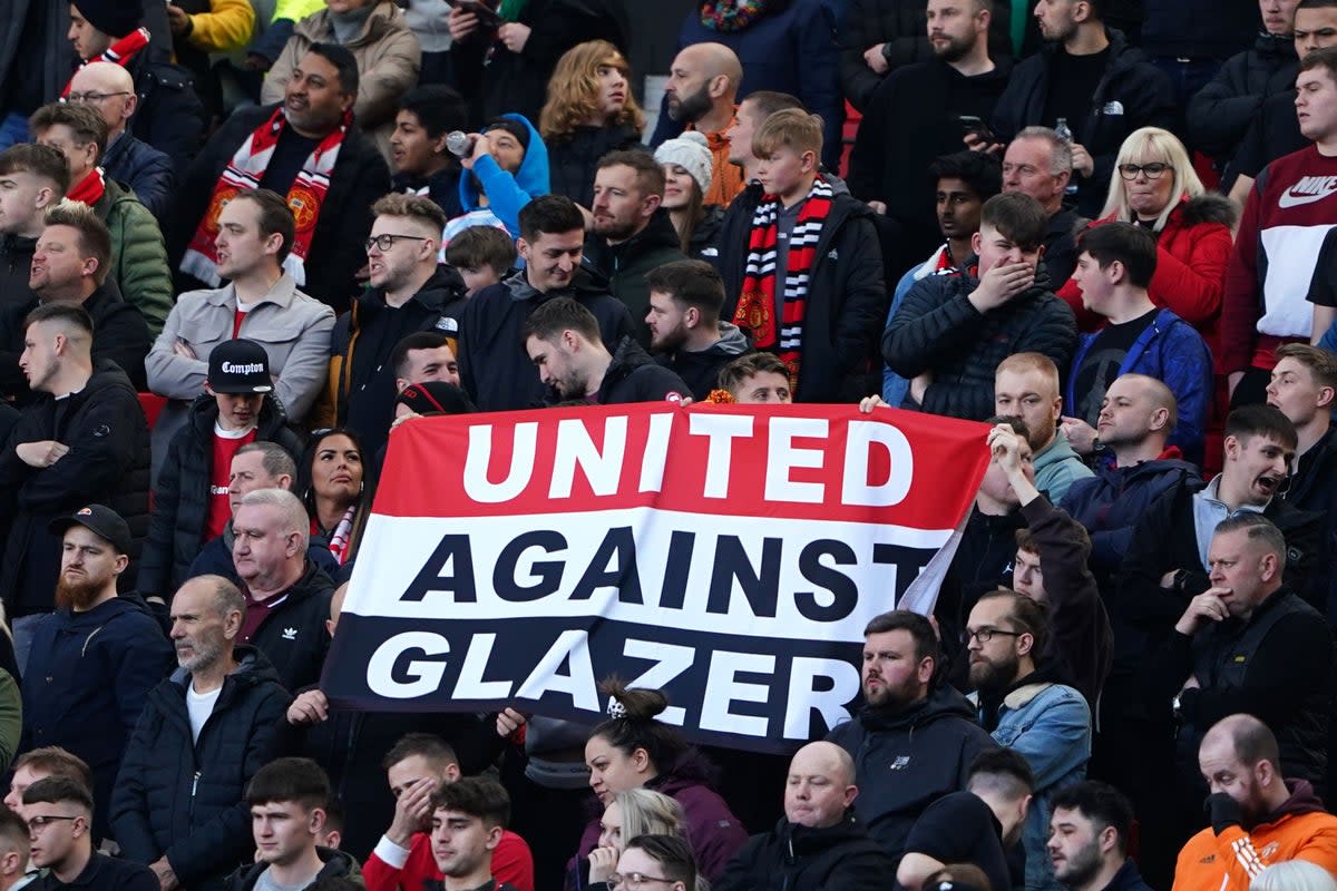 Manchester United fans hope to soon have their way with the Glazers seemingly on their way out of Old Trafford (Zac Goodwin/PA) (PA Archive)