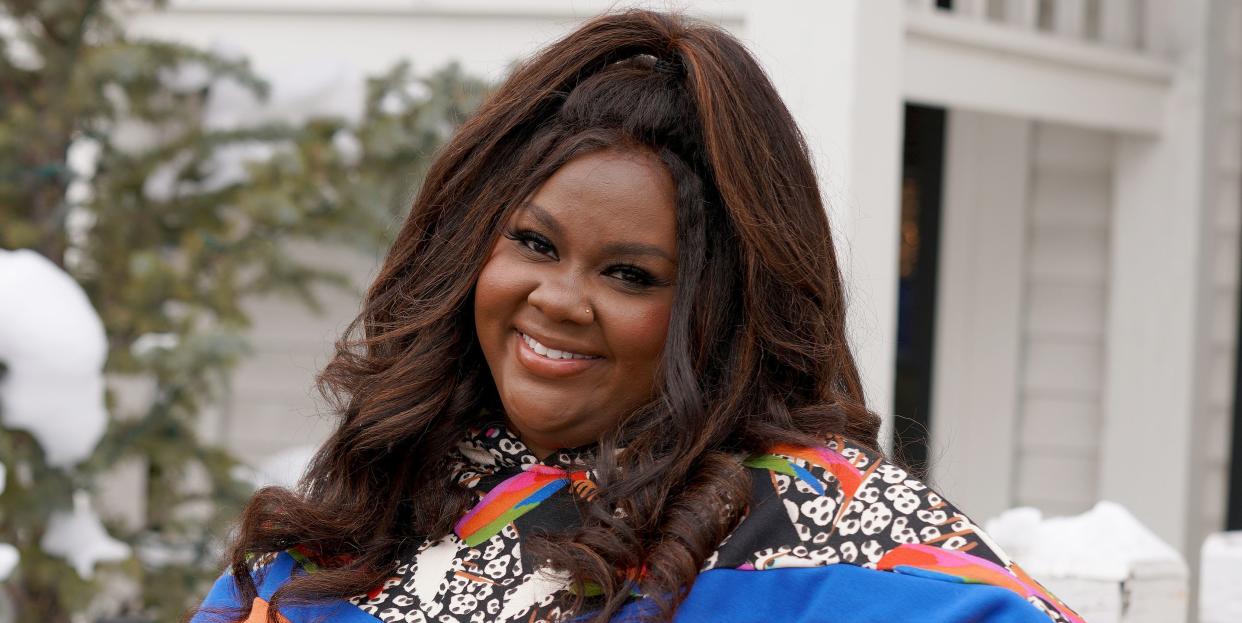 park city, utah january 22 nicole byer attends stacy’s roots to rise market at the 2023 sundance film festival in park city, ut on january 22, 2023 photo by presley anngetty images for stacys pita chips