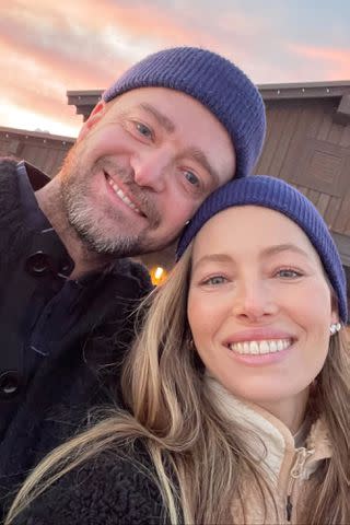 <p>Justin Timberlake /Instagram</p> Justin Timberlake and Jessica Biel