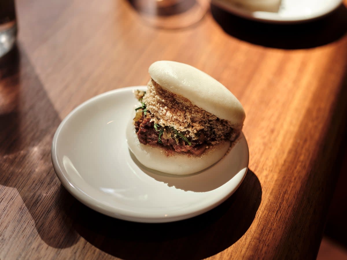 Erchen Chang’s braised pork gua bao features in all of her restaurants  (Liz Seabrook/Hoxton Mini Press)