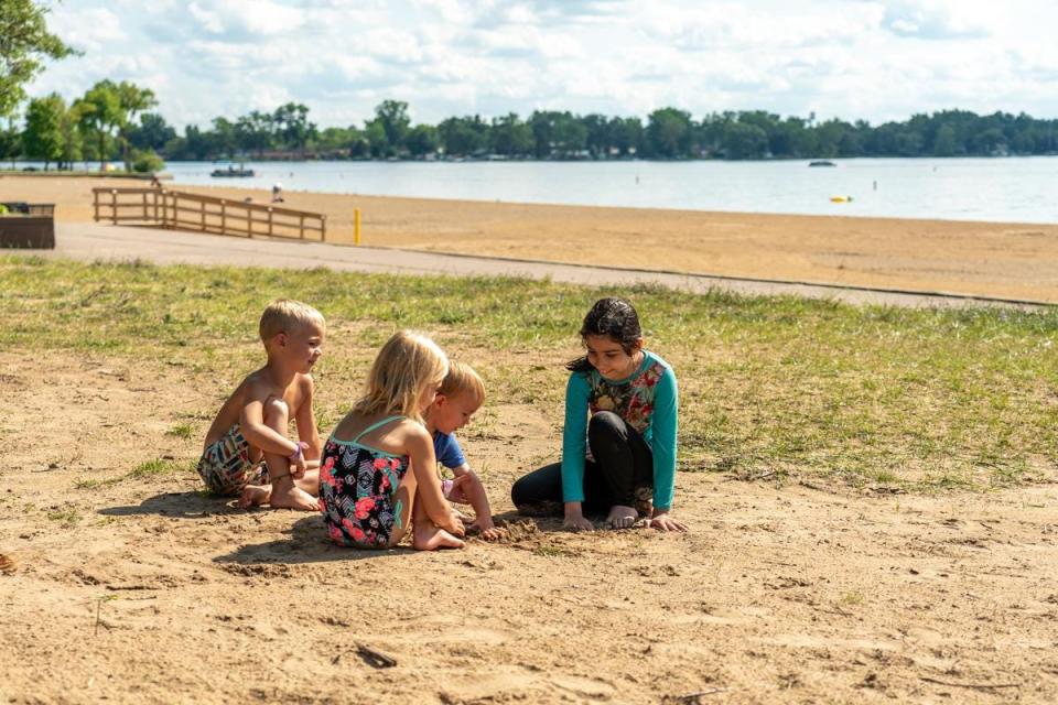 Pontiac Lake State Recreation Area in summer 2019.