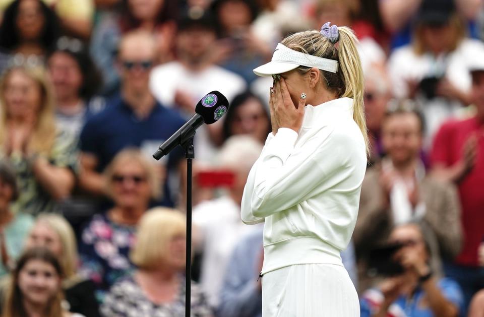 Great Britain’s Katie Boulter dedicated her second-round win to her grandmother, Jill, who died two days earlier (Aaron Chown/PA) (PA Wire)