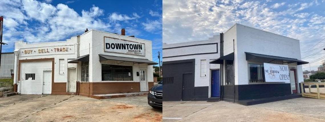 The Burrow Nutrition @ Downtown opens at 609 Second St. in the former Downtown Motors building in downtown Macon. Here are recent before and after photos.