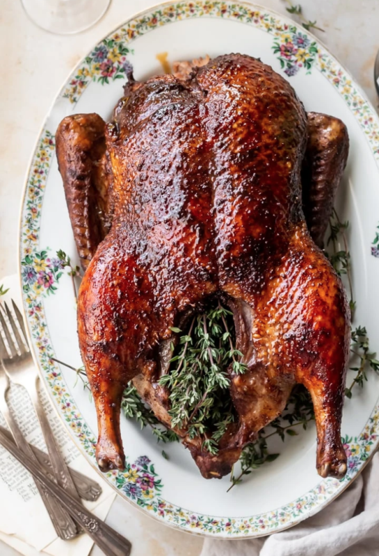 <p>Cooking Therapy</p><p>This a super simple recipe for roasted duck marinated in five spice powder and topped with a tea soy sauce glaze.</p><p><strong>Get the recipe: <a href="https://www.cooking-therapy.com/five-spice-roasted-duck/" rel="nofollow noopener" target="_blank" data-ylk="slk:Five Spice Roasted Duck;elm:context_link;itc:0;sec:content-canvas" class="link rapid-noclick-resp">Five Spice Roasted Duck</a></strong></p><p><strong>Related: <a href="https://parade.com/850978/brianneizzo/crockpot-chicken-recipes/" rel="nofollow noopener" target="_blank" data-ylk="slk:27 Best Slow Cooker and Crock Pot Chicken Recipes;elm:context_link;itc:0;sec:content-canvas" class="link rapid-noclick-resp">27 Best Slow Cooker and Crock Pot Chicken Recipes</a></strong></p>