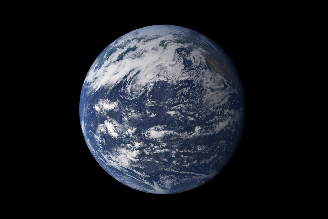  Our blue planet: Three-quarters of Earth's surface is covered by water. 