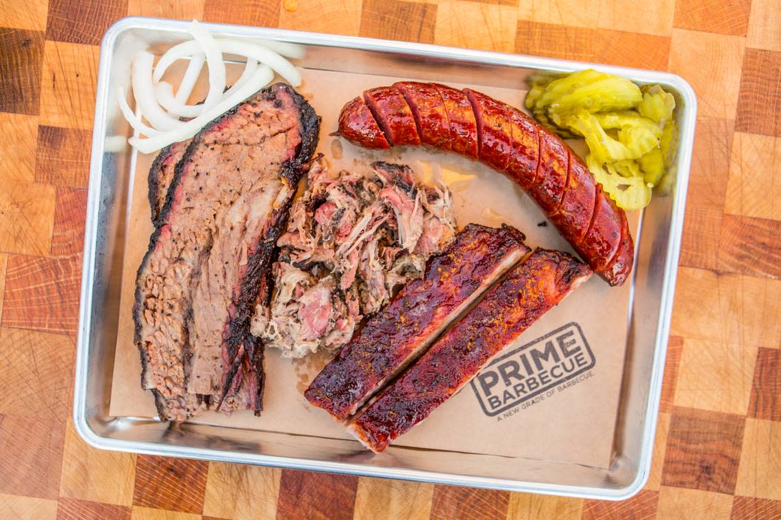 Prime BBQ specializes in smoked brisket, pork shoulder and house made sausage. Prime Barbecue