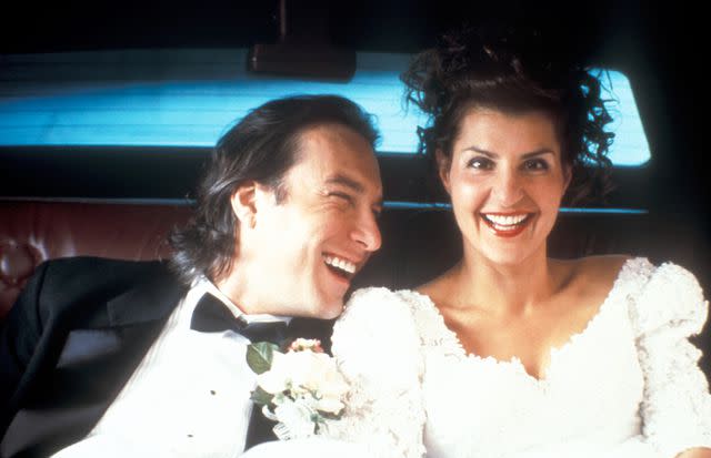 Gold Circle Films John Corbett and Nia Vardalos in the first "My Big Fat Greek Wedding".