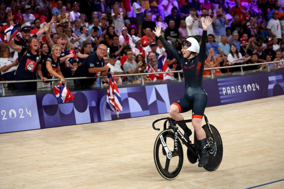 Emma Finucane wins third medal of Paris Olympics to set Team GB record