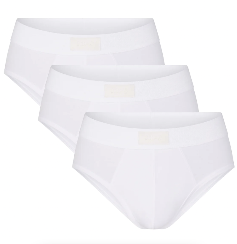 <p><a href="https://go.redirectingat.com?id=74968X1596630&url=https%3A%2F%2Fskims.com%2Fproducts%2Fskims-cotton-mens-brief-3-pack-chalk&sref=https%3A%2F%2Fwww.esquire.com%2Fstyle%2Fmens-fashion%2Fg45665623%2Fbest-menswear-october-27-2023%2F" rel="nofollow noopener" target="_blank" data-ylk="slk:Shop Now;elm:context_link;itc:0" class="link ">Shop Now</a></p><p>Men's Briefs 3-Pack</p><p>skims.com</p><p>$42.00</p>