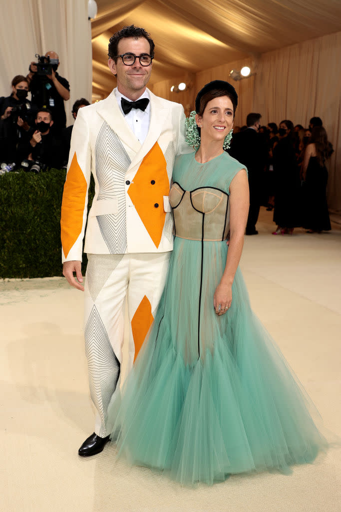 Adam Mosseri and Monica Mosseri at the 2021 Met Gala