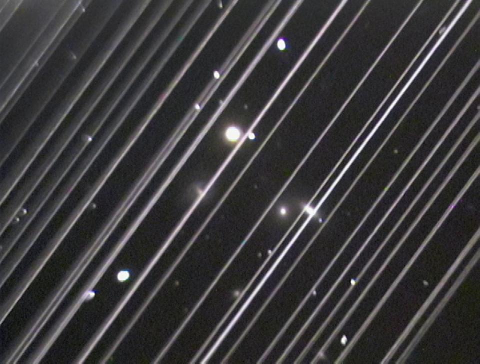 Starlink satellites currently in orbit have disrupted astronomical observationsical (Victoria Girgis/Lowell Observatory)
