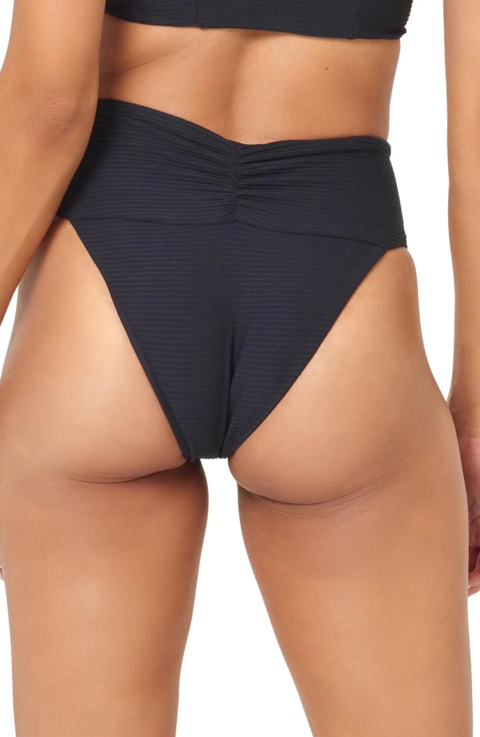 L-Space Bardot Ribbed Bikini Bottoms