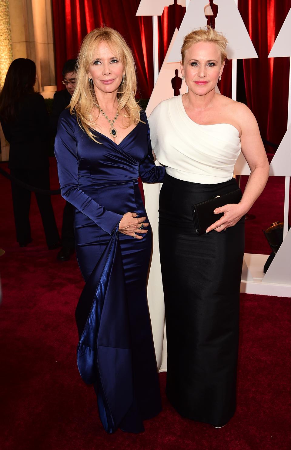 Rosanna Arquette and Patricia Arquette arriving at the 87th Academy Awards held at the Dolby Theatre in Hollywood, Los Angeles, CA, USA, February 22, 2015.