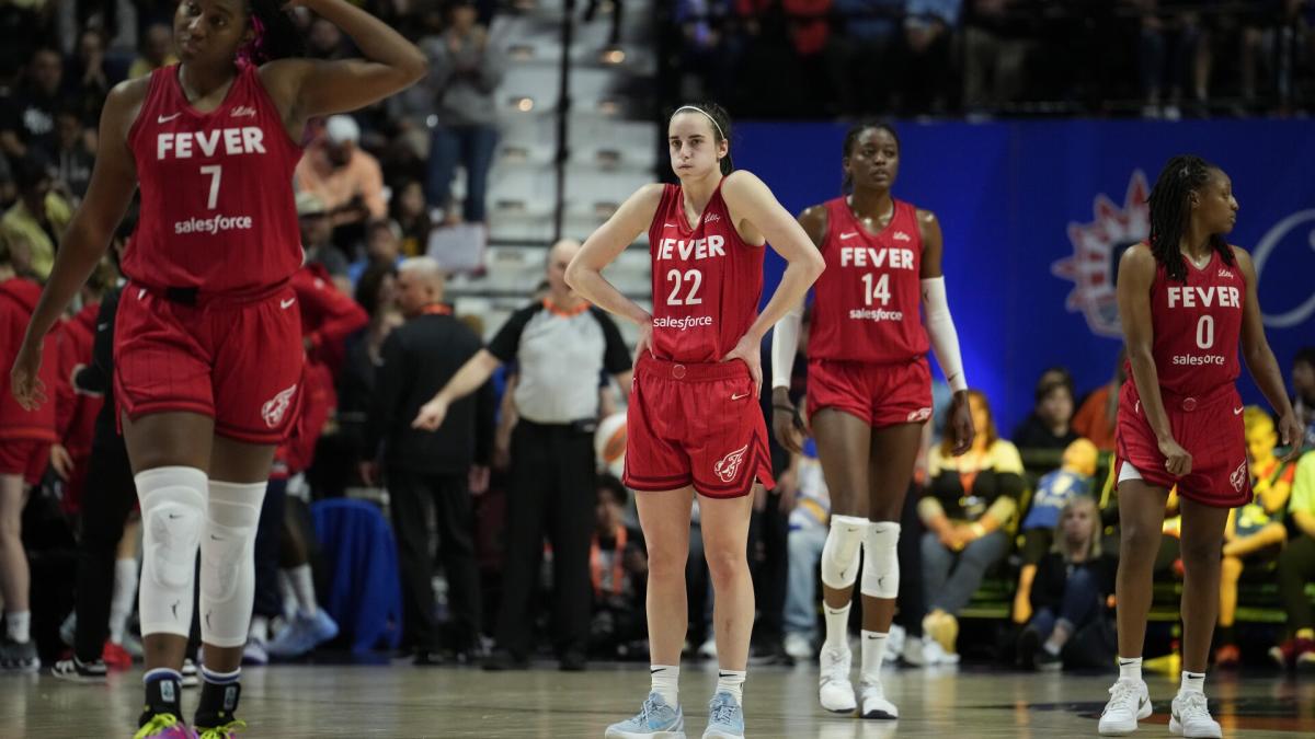 Caitlin Clark responds with 25 points but it’s not enough, Sun eliminate Fever with 87-81 win