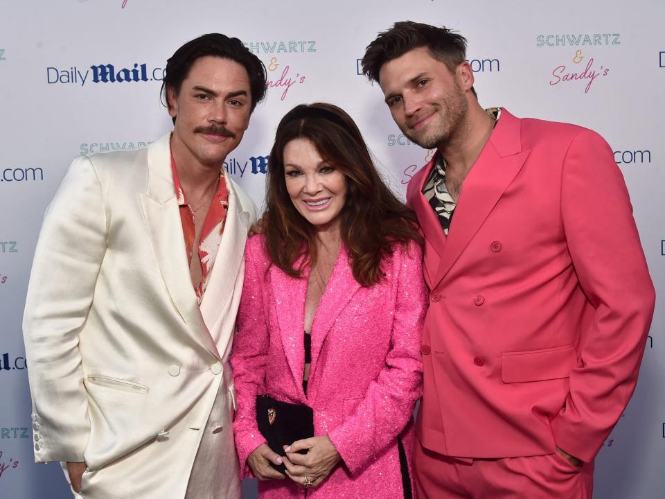 Tom Sandoval, Lisa Vanderpump and Tom Schwartz