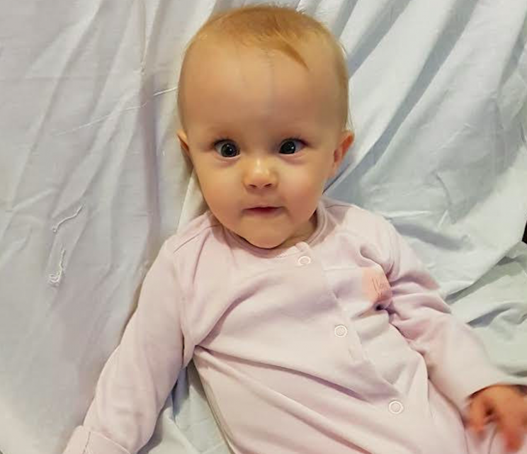 The tot defied the medics and pulled through her early start to life (SWNS)