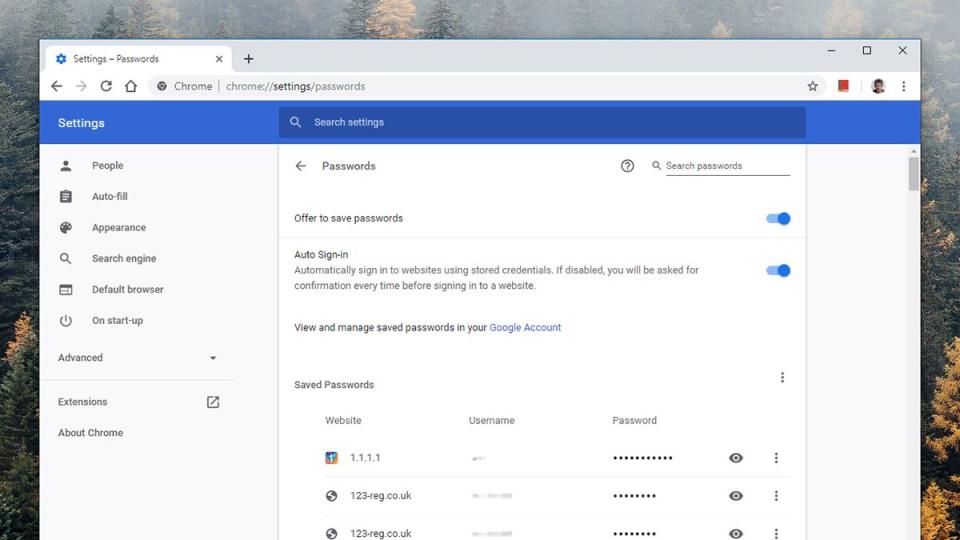 Use Your Browser's Password Manager
