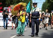 Protests ahead of G7 summit, in Munich