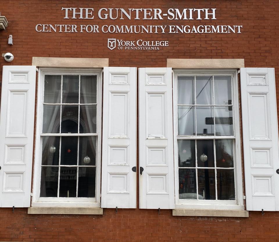 York College President Pamela Gunter-Smith’s name has been added to York College’s Center for Community Engagement in York. Gunter-Smith retired in 2023 after a decade at the helm of the college.