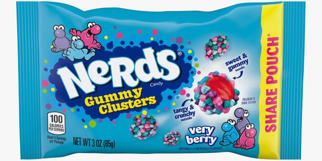 The New Nerds Gummy Clusters Combine Crunchy and Gummy Bites, So Check the  Candy Aisle