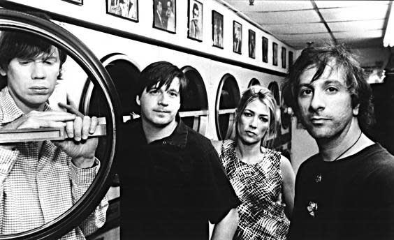 Sonic Youth: (from left) Thurston Moore, Steve Shelley, Kim Gordon and Lee Ranaldo (Rex)