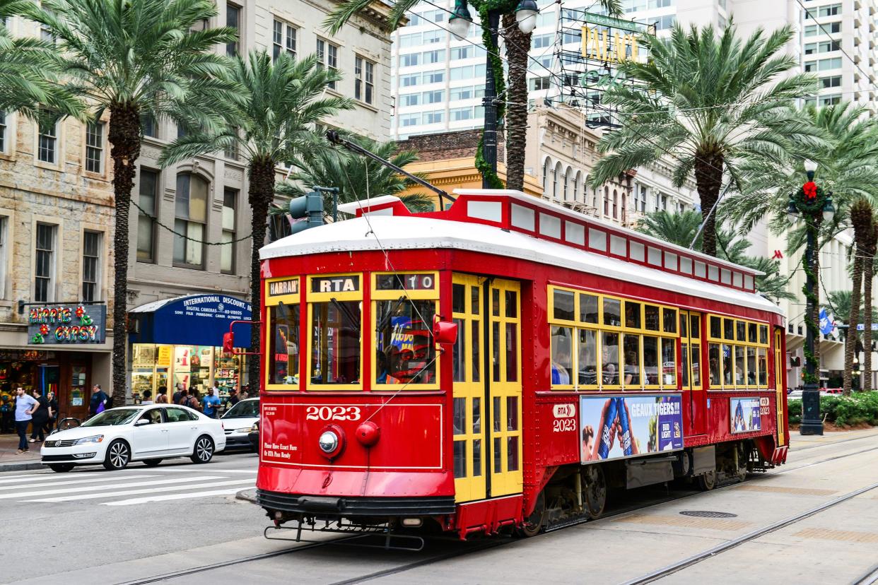 streetcar in New Orleans, Louisiana