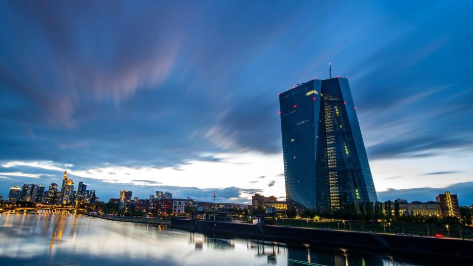 Die Europäische Zentralbank in Frankfurt am Main. Einer Studie der Bank für Internationalen Zahlungsausgleich zufolge können sich die Notenbanken ihre lockere geldpolitische Linie erlauben.