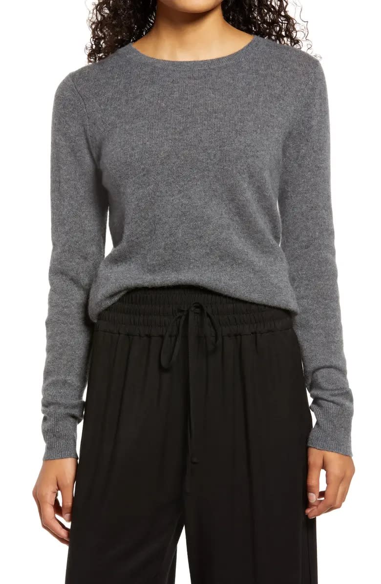 Nordstrom Cashmere Crewneck Sweater