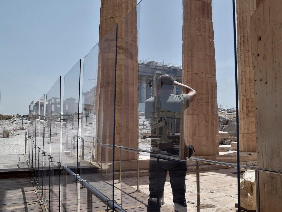 acropolis reopens athens greece