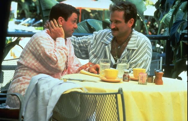Nathan Lane (left) and Robin Williams in 1996's 