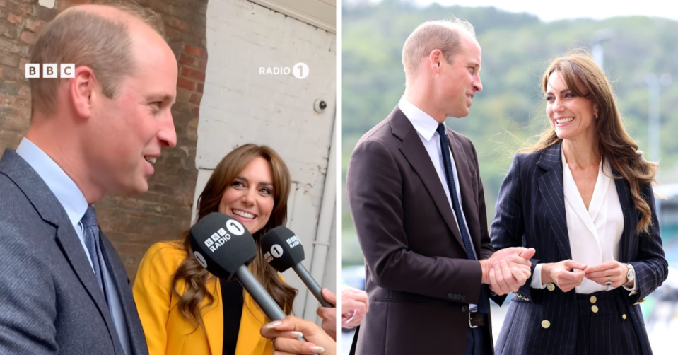 Prince William and Kate Middleton. Photo: Getty/instagram.com/bbcradio1