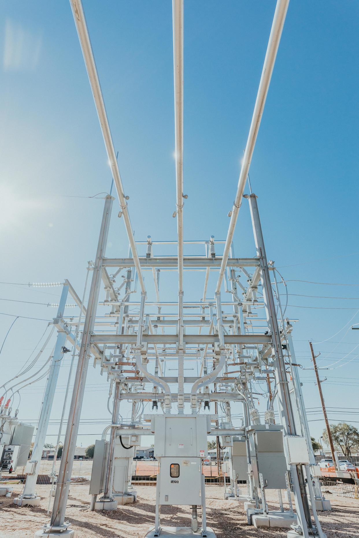 The new Lawrence Park Substation behind Amarillo’s MarketStreet at 26th and Georgia will add more stability to the area's power grid.