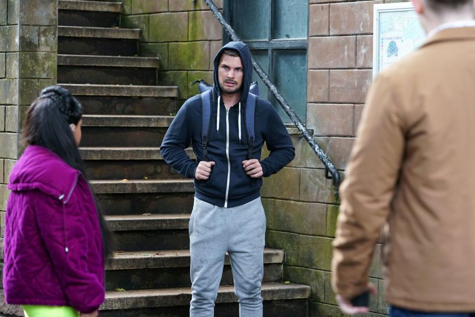 Tuesday, November 3: Yazz sees that Ste is back in the village