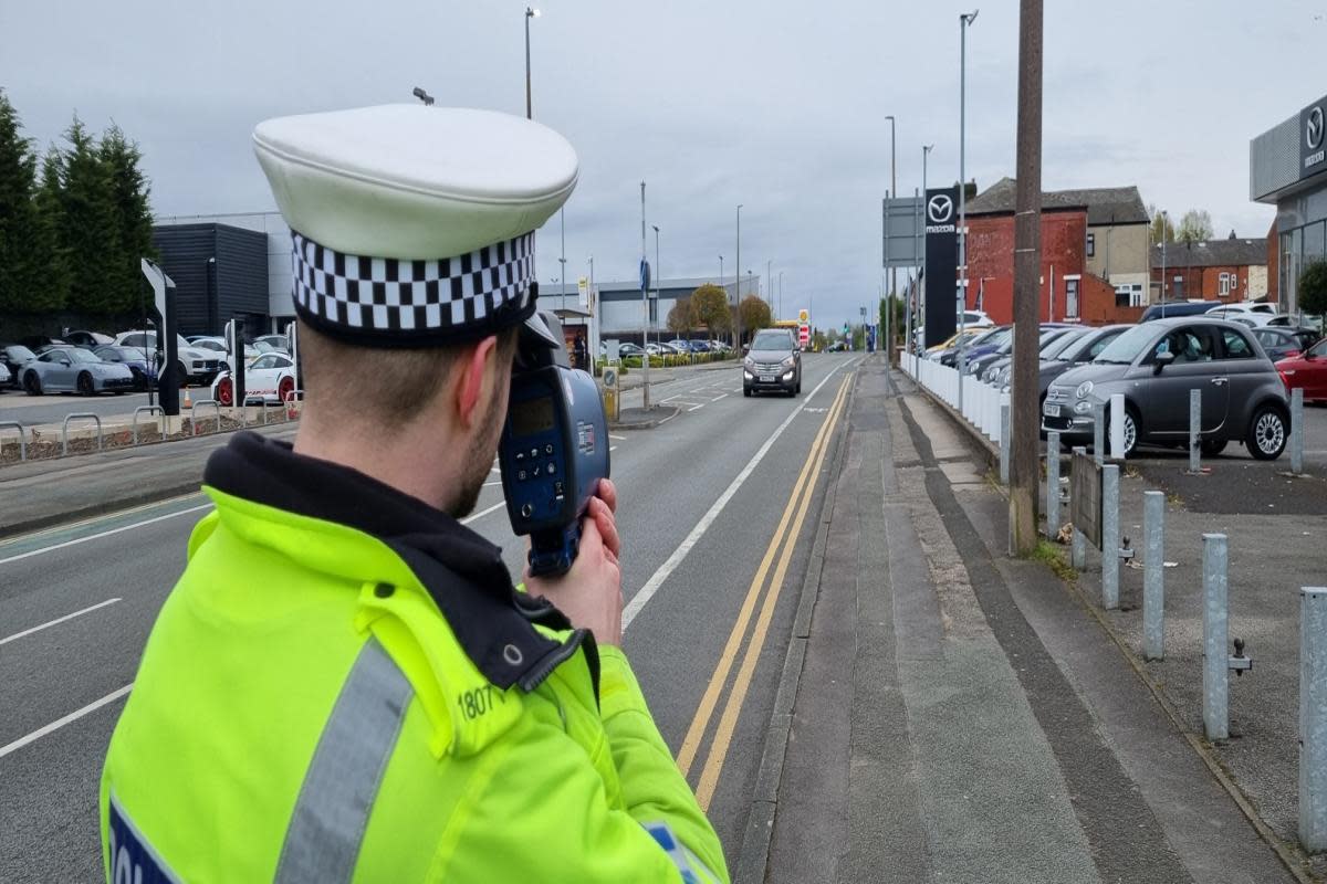 Officers checking speed <i>(Image: GMP)</i>