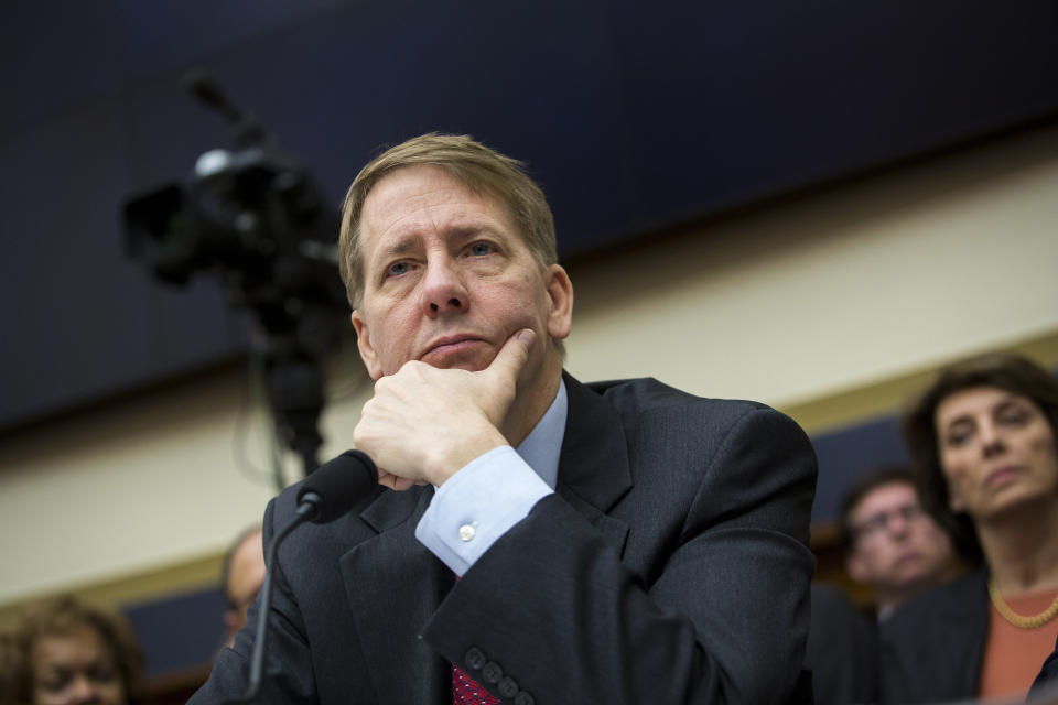 The Consumer Financial Protection Bureau, headed by Richard Cordray (pictured), issued new rules limiting mandatory arbitration. Republicans are pushing bills to overturn the rules. (Photo: Bloomberg via Getty Images)